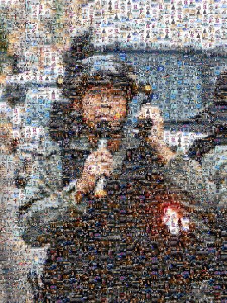Police photo mosaic