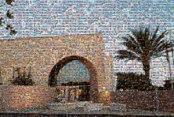 Port El Kantaoui photo mosaic