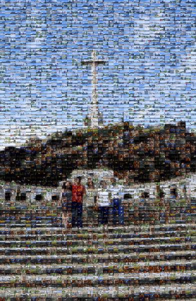 El Valle de los Caídos photo mosaic