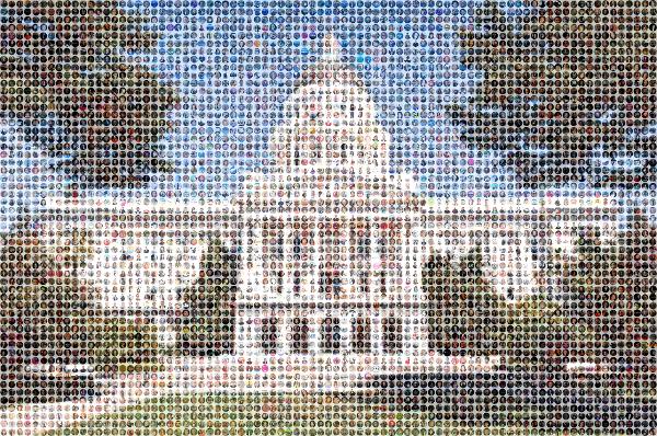 California State Capitol Museum photo mosaic
