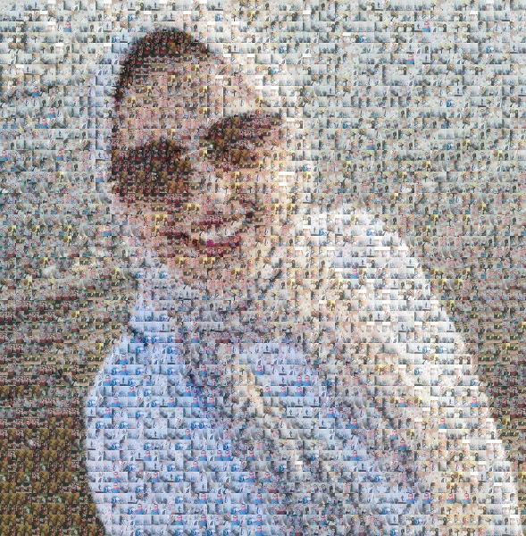Sunglasses photo mosaic