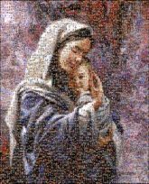 Solemnity of Mary, Mother of God Solemnity of Mary, Mother of God El dogma de la Maternidad Divina January 1 Mother of the Church Theotokos Father Solemnity Council of Ephesus People Head Face Nose Child Painting Art Love Visual arts Watercolor painting