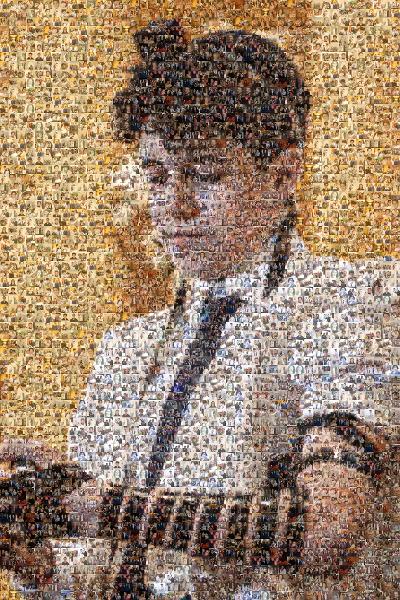 Cosplay photo mosaic