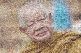 Phra Dhamma Mongkol Yarn Phra Dhamma Mongkol Yarn Wat Dhammamongkol หลวงพ่อวิริยังค์ สิรินฺธโร (สมเด็จพระญาณวชิ Theravada Wat ธรรมทาน Vipassanā Monk Dharma Dhyana in Buddhism Forehead Temple Guru Facial expression Lama Sangharaja Happiness Zen master Wrinkle