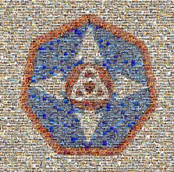 Badge photo mosaic