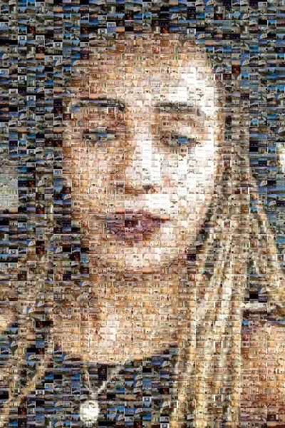 Hair photo mosaic
