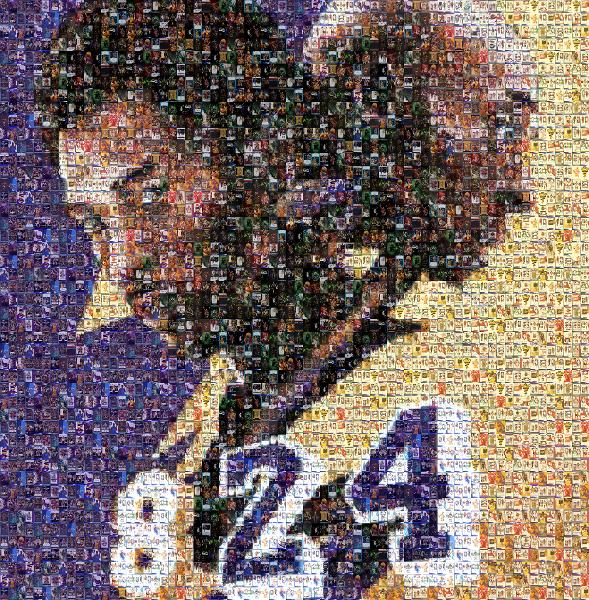Kobe Bryant photo mosaic