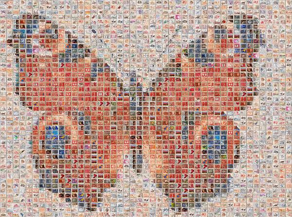 Butterflies photo mosaic