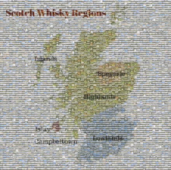 Scotland photo mosaic