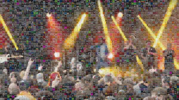 Concert photo mosaic