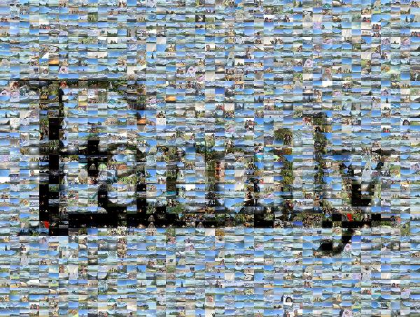 Word family photo mosaic
