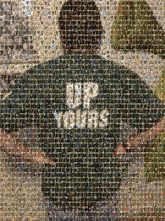 T-Shirt T-Shirt Facial hair Outerwear / M Sleeve M Joint Shoulder Neck Textile Standing Grey Yellow Font