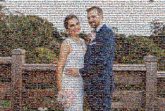 Dress Bride Wedding dress Clothing Coat Smile Eye Trousers Photograph Outerwear Happy Suit