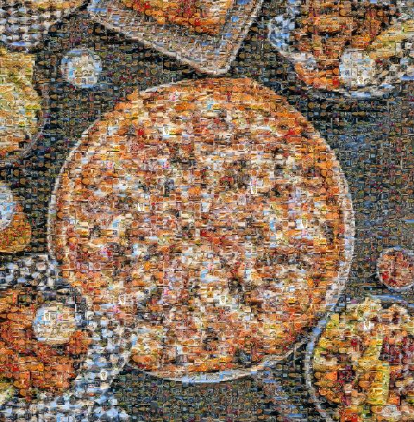 Cuisine photo mosaic