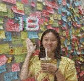 Paper light-hearted Post-it Note Yellow Paper Product Handwriting Happiness