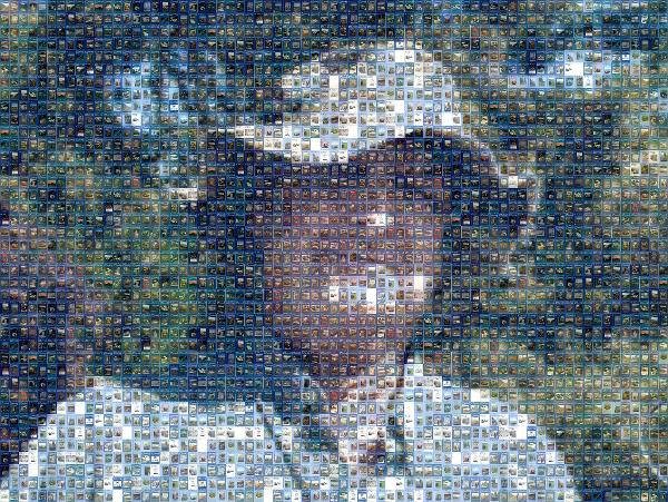 Hat photo mosaic