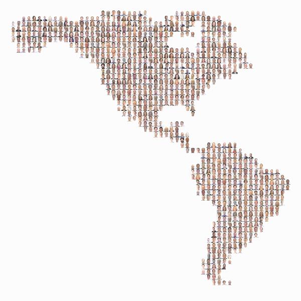 Globe photo mosaic