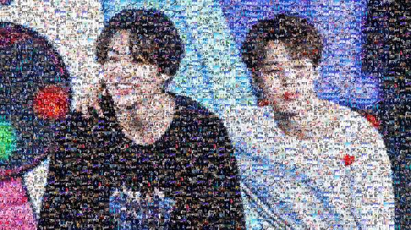 BTS photo mosaic