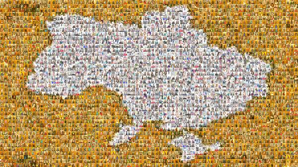 Ukraine photo mosaic