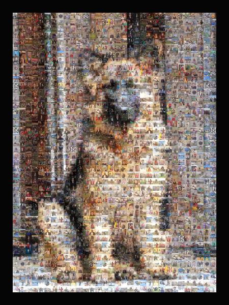 King Shepherd photo mosaic