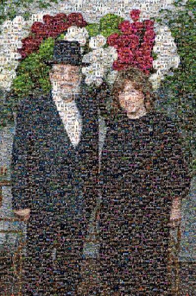 Married Couple photo mosaic