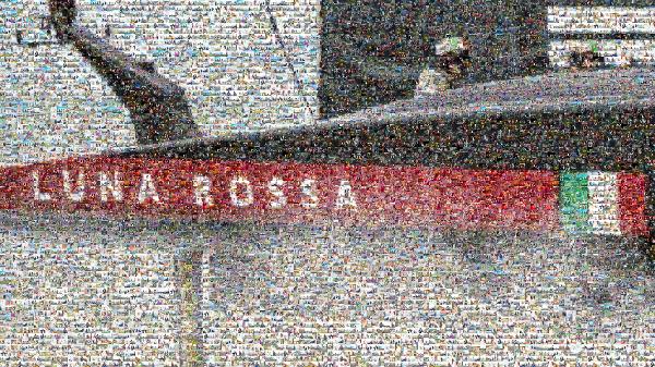 2021 America's Cup photo mosaic