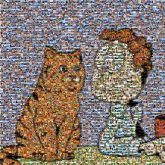 Cat Cat Facial expression Vertebrate Cartoon Product Organ Sharing Organism Mammal Happy