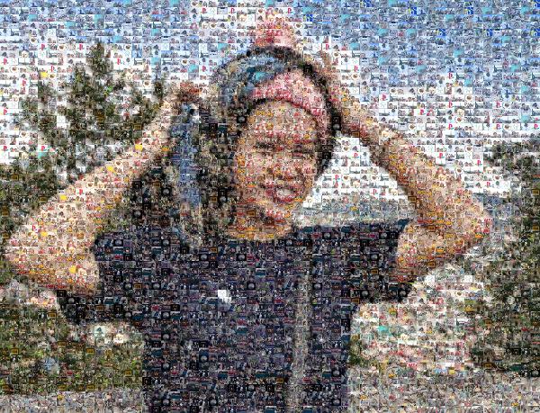 Kerchief photo mosaic