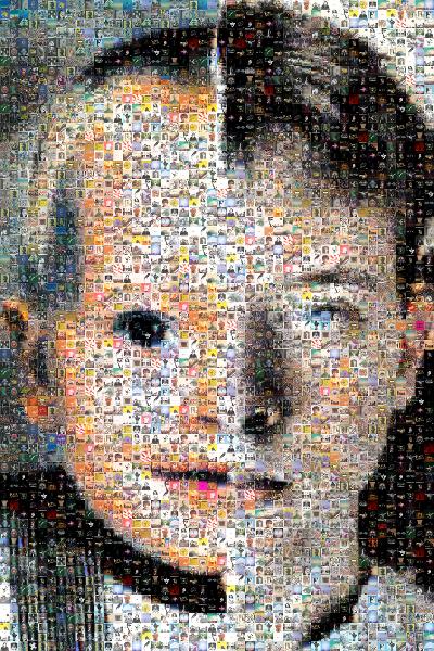 Forehead photo mosaic