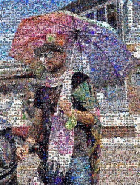 Carnival photo mosaic