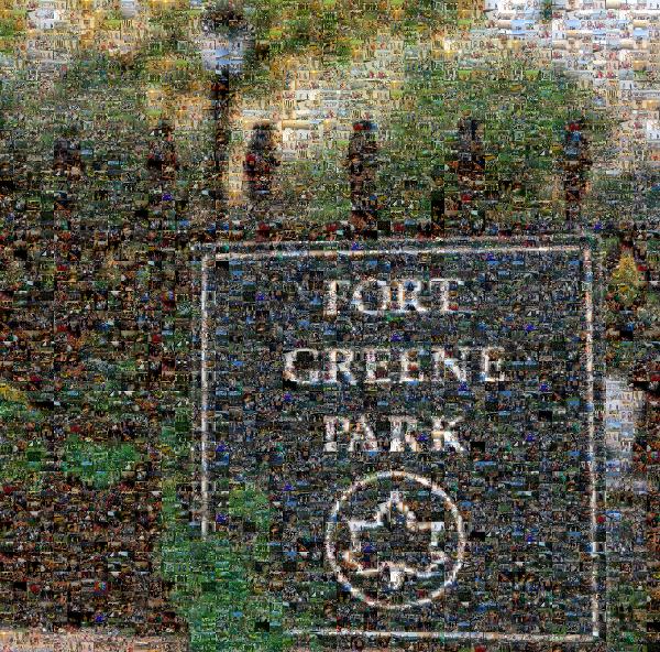Washington Square Park photo mosaic