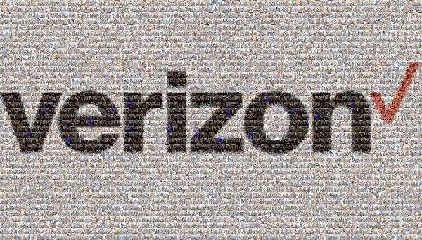 Verizon Communications photo mosaic