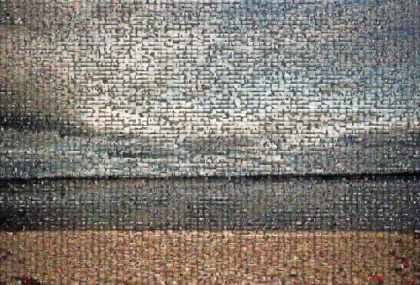 Mudflat photo mosaic
