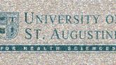 University of St Augustine for Health Sciences San Marcos Austin Healthcare scientists Science University Speech–language pathology Rectangle Font Electric blue Parallel Brand Graphics Number Logo Signage Trademark