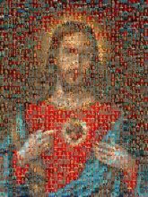 Stock photography Sacred Heart stock.xchng Holy Spirit Tomb of Jesus Image Empty tomb Photography Resurrection of Jesus Forehead Cheek Chin Hand Facial expression Beard Human body Painting Facial hair