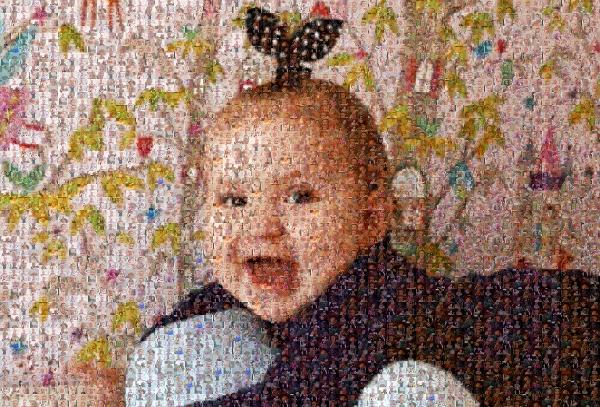 Party hat photo mosaic