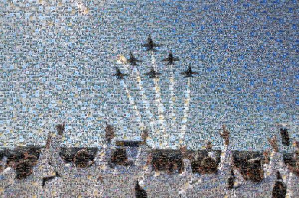United States Naval Academy photo mosaic