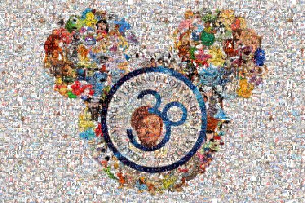 Walt Disney photo mosaic