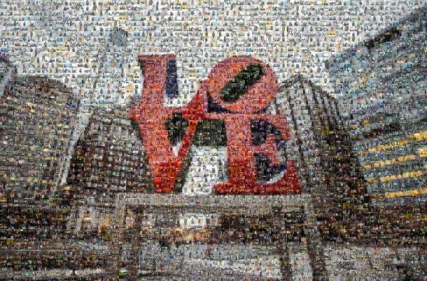 Love Park photo mosaic