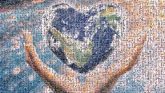 Istanbul Museum Of Modern Art Blue Heart Earth Happiness Love Globe Science Planet