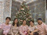 Christmas tree Christmas Christmas Tree Christmas Ornament Christmas Lights light-hearted Christmas Eve People Smile Happiness Christmas Day Christmas decoration Event Facial expression