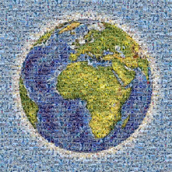 Earth photo mosaic