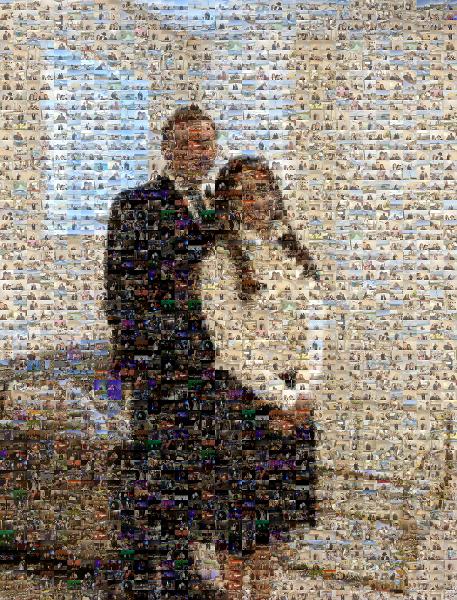 Gown photo mosaic