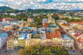 City Lviv City Old Town City incomparable Urban area Metropolitan area Human settlement Urban design Metropolis Tourist attraction Mixed-use Bird