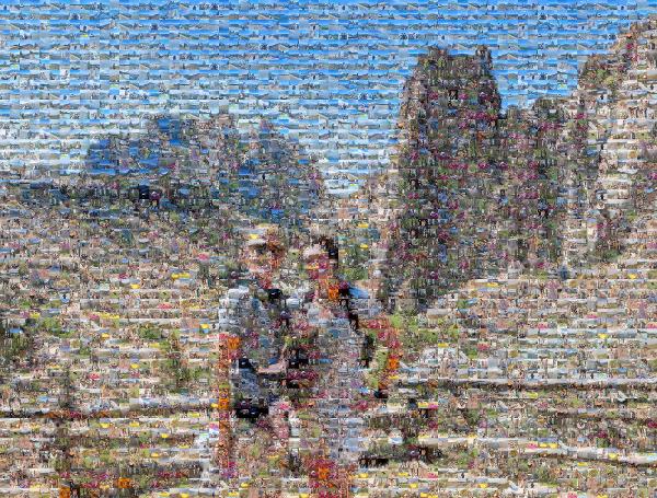 Smith Rock State Park photo mosaic