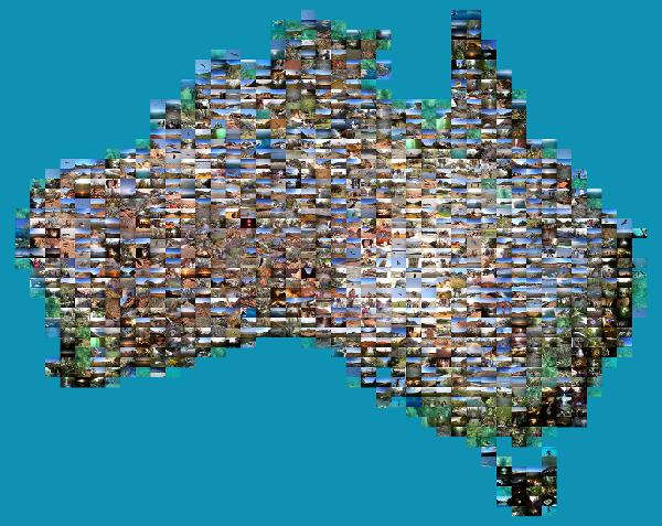 Australia photo mosaic