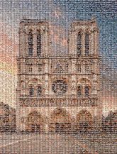 Notre-Dame Cathedral of Paris Notre-Dame Cathedral of Paris Cathedral Gothic architecture Facade Landmark Medieval architecture Place of worship Church Tourist attraction Classical architecture