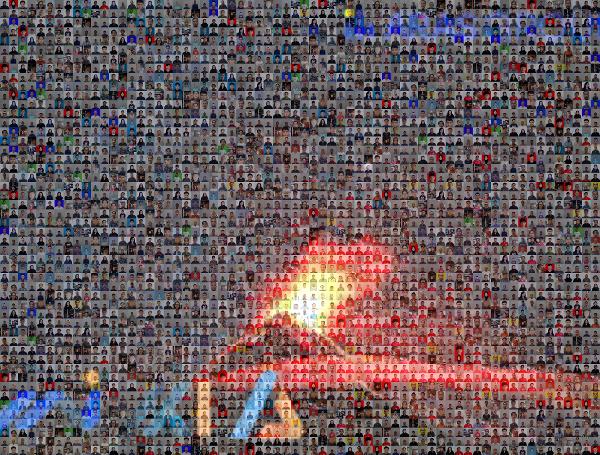 Miami Heat photo mosaic