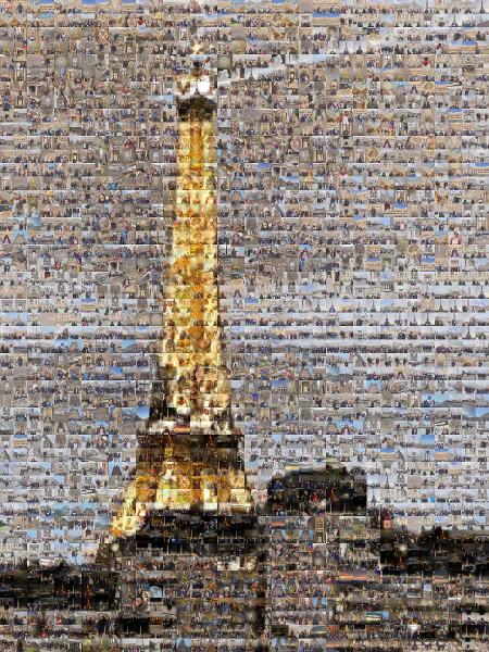 Tower photo mosaic