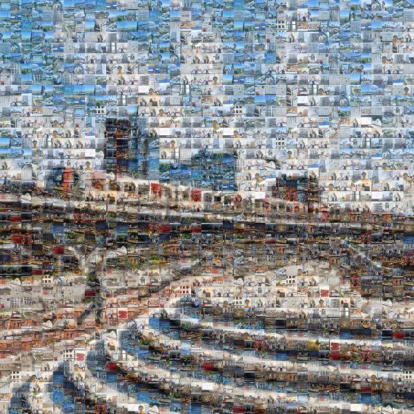 Elbphilharmonie Hamburg photo mosaic